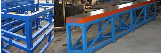 鑄鐵平臺支架安裝