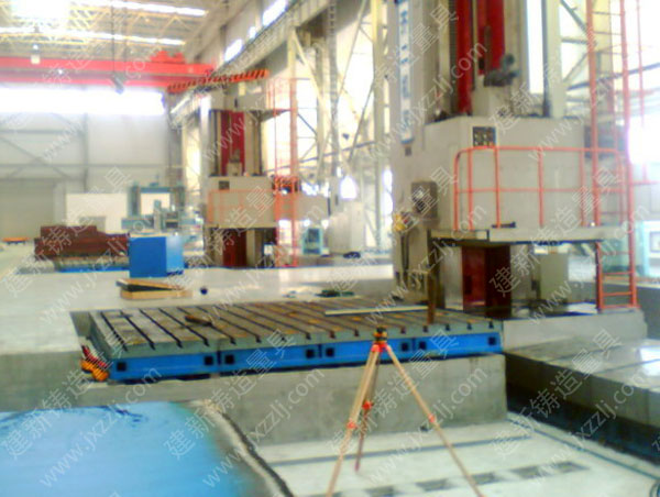 機床工作臺安裝使用現(xiàn)場